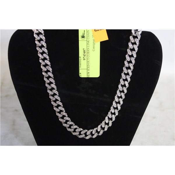 NEW ICED OUT CUBAN LINK CHAIN
