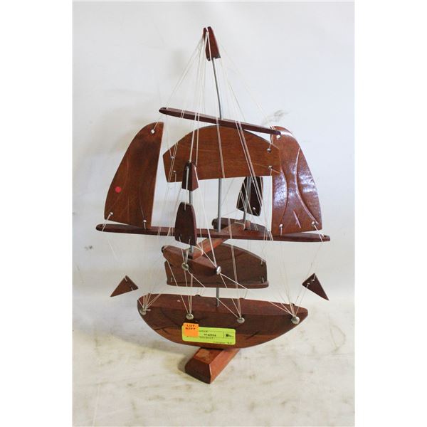 WOODEN SAILBOAT