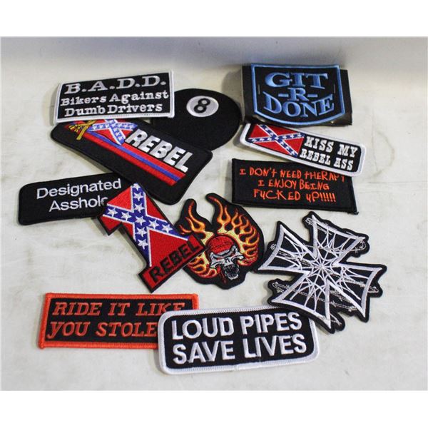ASSORTED PATCHES (12)