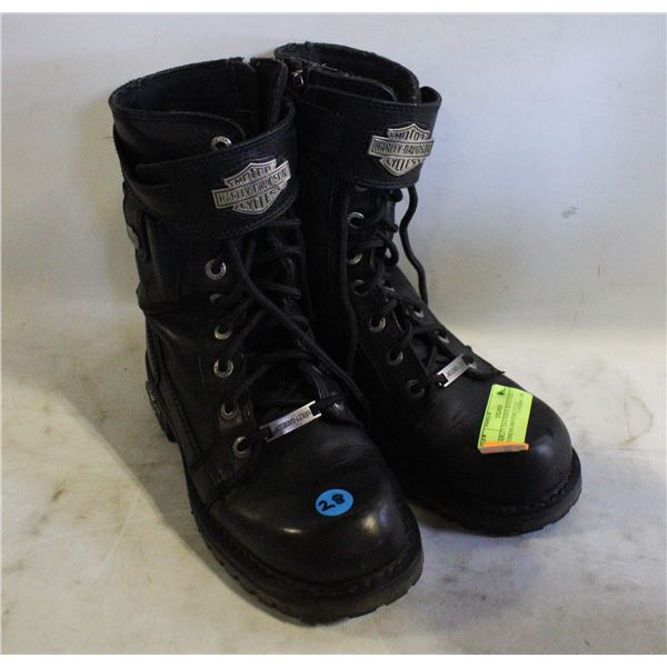 HARLEY DAVIDSON BOOTS SIZE 7 WOMENS (MOTORCYCLE)
