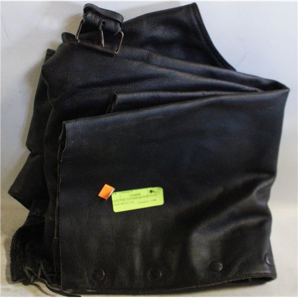 L'ECUYER LEATHER MOTORCYCLE CHAP MENS L-XL