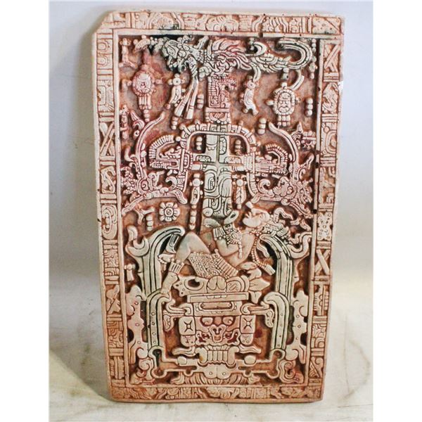 THE SARCOPHAGUS LID "LA LAPIDA DE LA TUMBA"