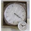 Image 1 : 2 NEW DRIINI BRAND ROUND WALL CLOCKS SOLD TOGETHER