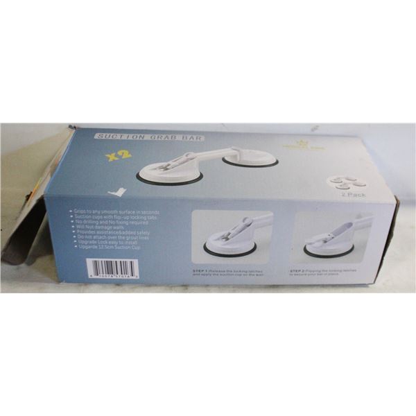 NEW MEDICAL KING SUCTION GRAB BAR 2 PACK