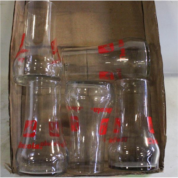 VINTAGE 7-UP UPSIDE DOWN GLASSES