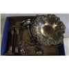 Image 1 : ESTATE SILVER PLATED HANDLED ELEVATED DISH +