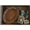 Image 1 : ESTATE ITEMS INCLUDING SEA SHELL JEWELRY BOX,