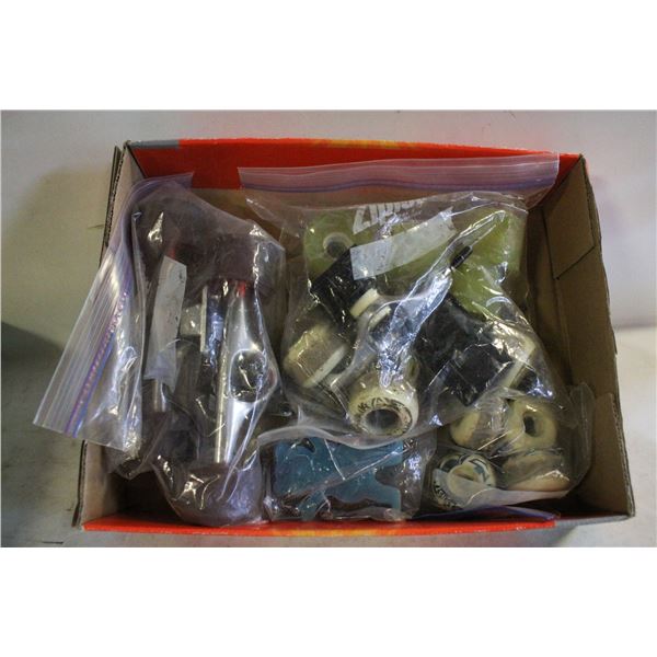 LOT OF ASSORTED SKATEBOARD WHEELS
