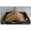 Image 1 : LOT OF WOODEN HANGERS
