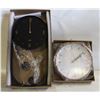 Image 1 : 2 NEW DRIINI BRAND ROUND WALL CLOCKS SOLD TOGETHER