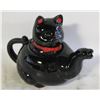 Image 1 : VINTAGE STAFFORD BLACK CAT TEAPOT