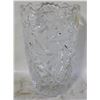 Image 1 : VINTAGE CLEAR CUT CRYSTAL VASE