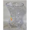 Image 1 : VINTAGE CUT CRYSTAL FOOTED VASE