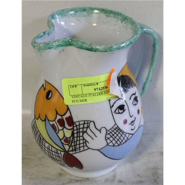 VINTAGE ITALIAN SANGRIA PITCHER