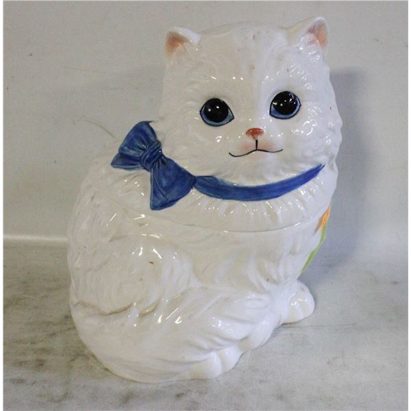 CAT SHAPED/THEME COOKIE JAR