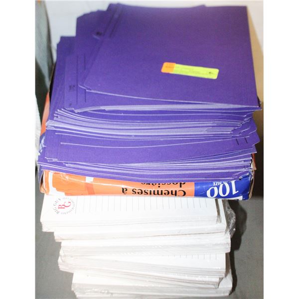 APPX 150 FILE FOLDERS PLUS 75 NEW SEALED