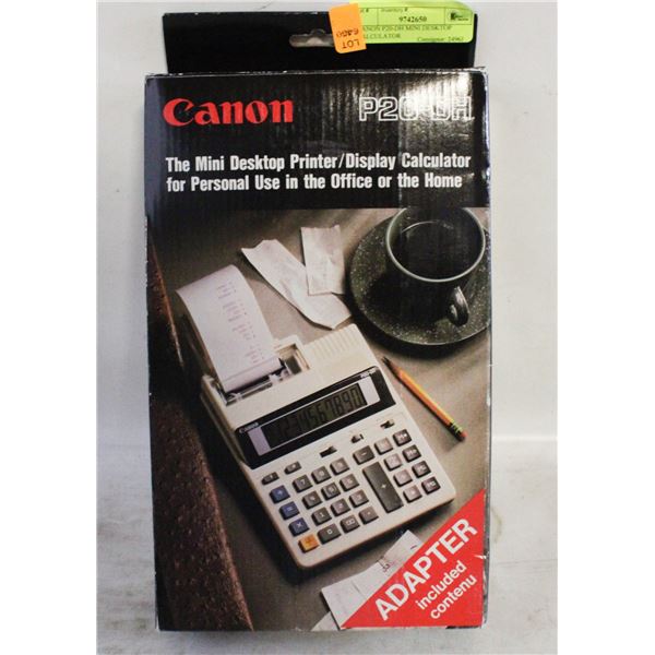 CANON P20-DH MINI DESKTOP CALCULATOR