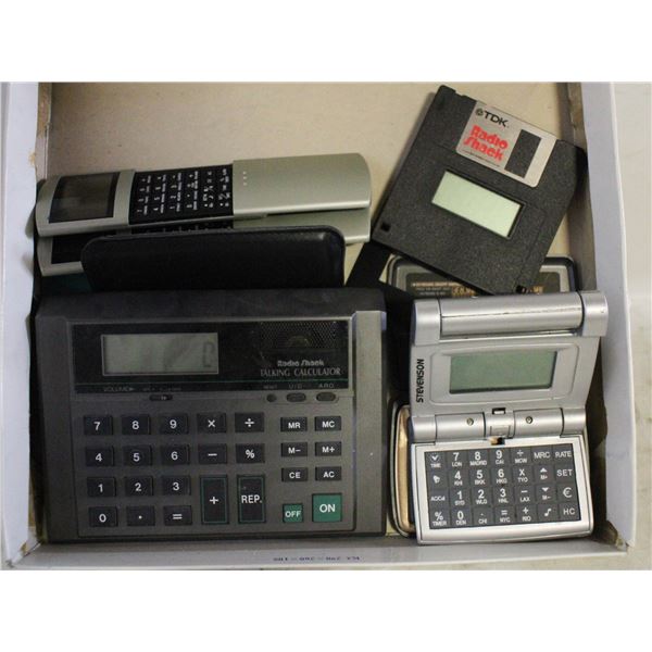 CALCULATORS & CLOCK - NEED BATTERIES - ESTATE