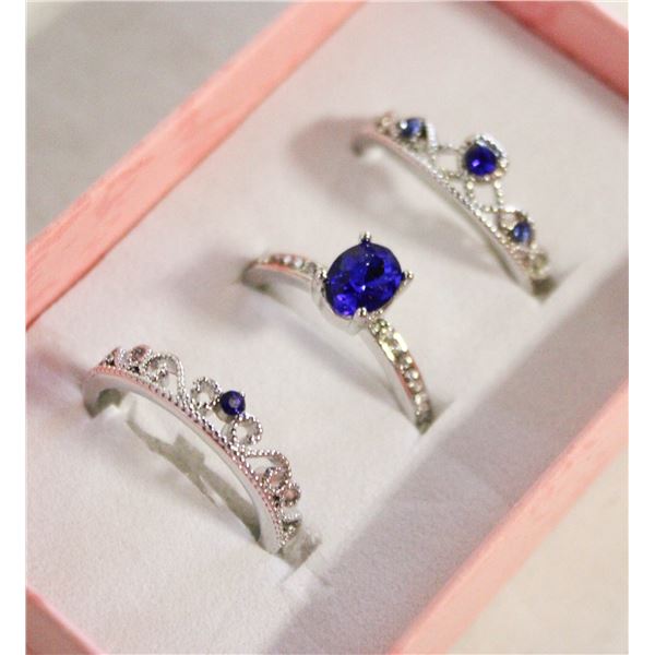 NEW 3PCS/SET RING SET SZ9