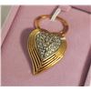 Image 1 : VINTAGE MICHELE LYNN HEART SHAPE PENDANT