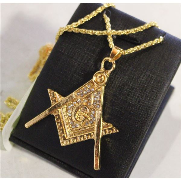 NEW FREEMASON NECKLACE