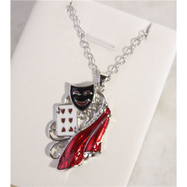HEART POKER NECKLACE