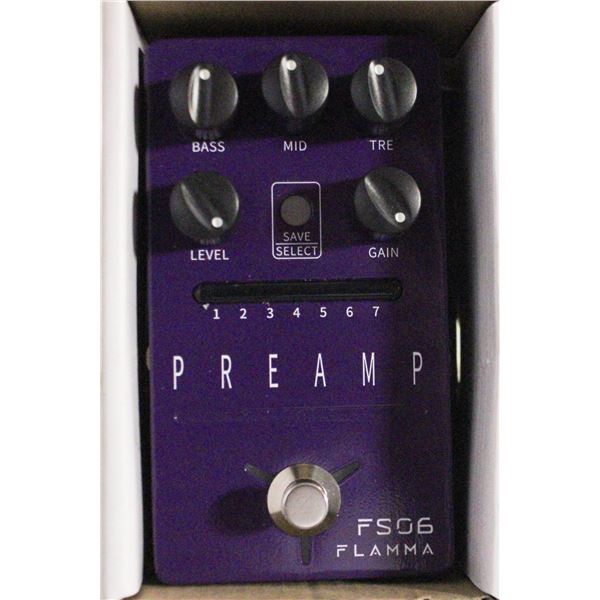 NEW FLAMMA PREAMP PEDAL ELECTRIC GUITAR ADAPTOR