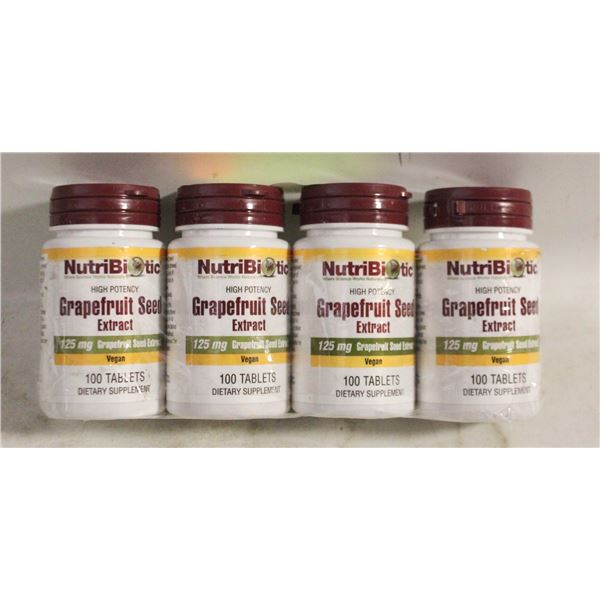 NEW 4 SEALED NUTRIC BIOTIC GRAPE FRUIT VEGAN SEED