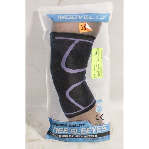 MODVEL 2 PACK COMPRESSION KNEE BRACES