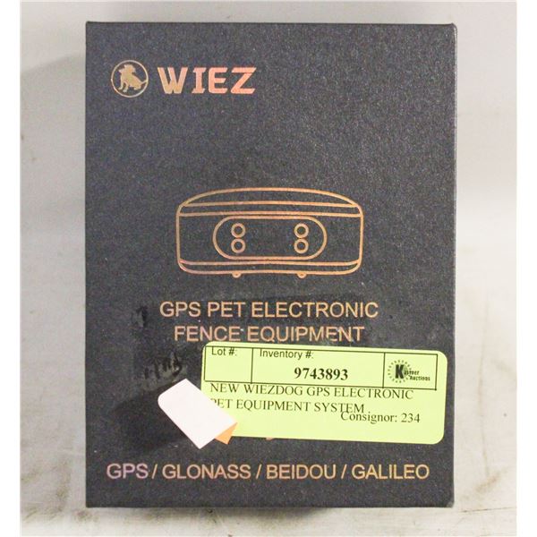 NEW WIEZDOG GPS ELECTRONIC PET EQUIPMENT SYSTEM