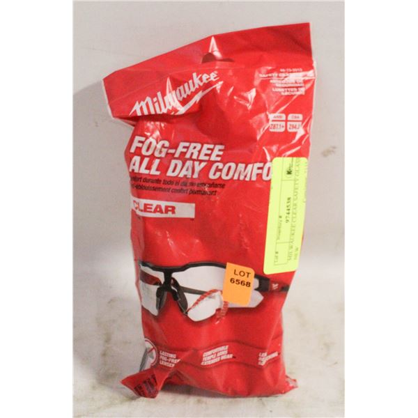 MILWAUKEE CLEAR SAFETY GLASS NEW