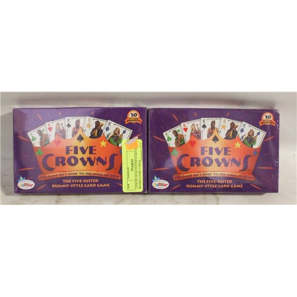 2 PACKS SEALED FIVESTAR CROWN BOARD GAME CARDS
