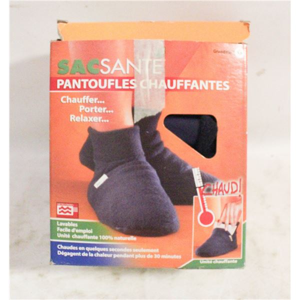 HEALTH PAC HEATABLE SLIPPERS