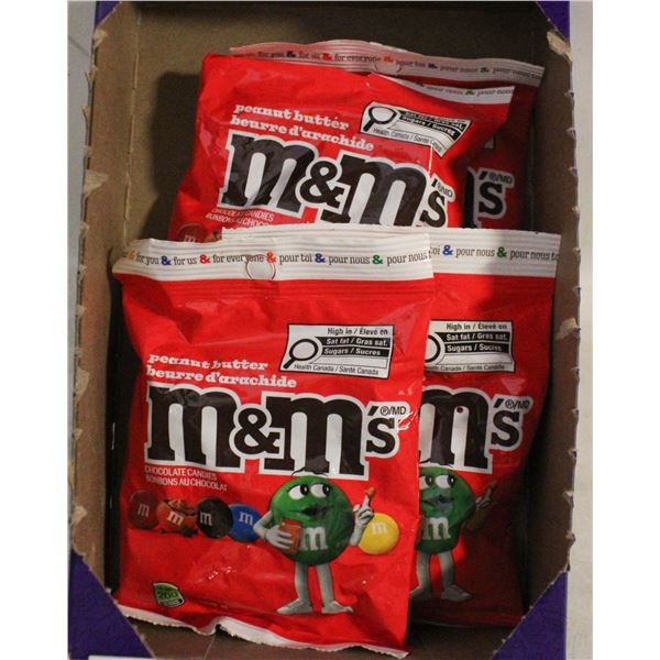 4  M & M'S PEANUT BUTTER  100G.  BB. 09/2026