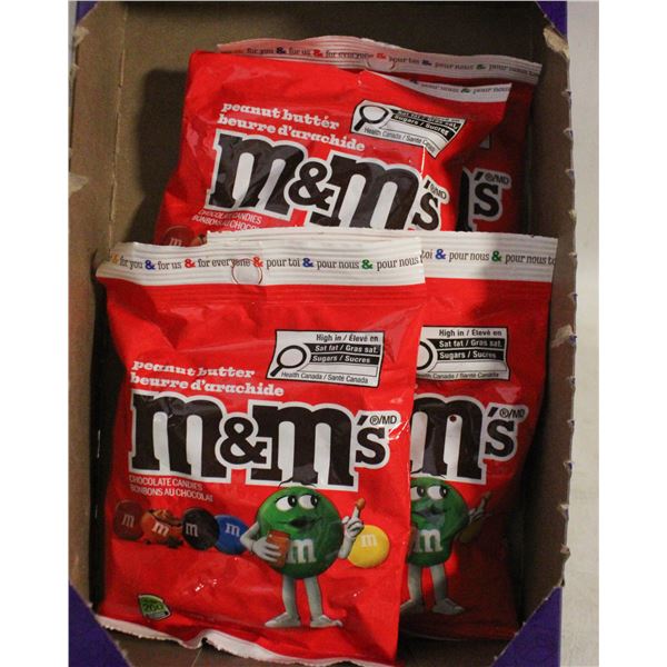 4  M & M'S PEANUT BUTTER  100G.  BB. 09/2026
