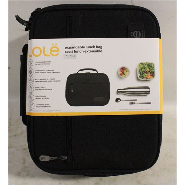 NEW LOLE EXPANDABLE LUNCH BAG