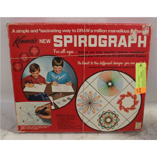 VINTAGE 1967 KENNERS SPIROGRAPH DRAWING SET