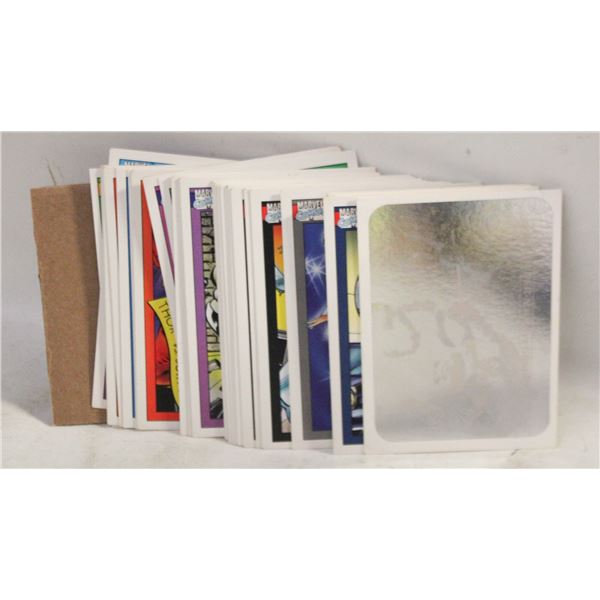 1990 MARVEL MH5 HOLOGRAM CARD + PARTIAL SET