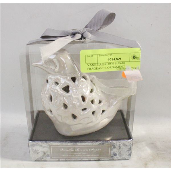 VANILLA BROWN SUGAR FRAGRANCE ORNAMENT