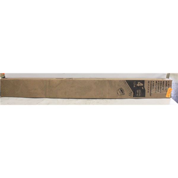 BRAND NEW 4FT 2 LAMP FIXTURE AND TUBES WITH FLIP