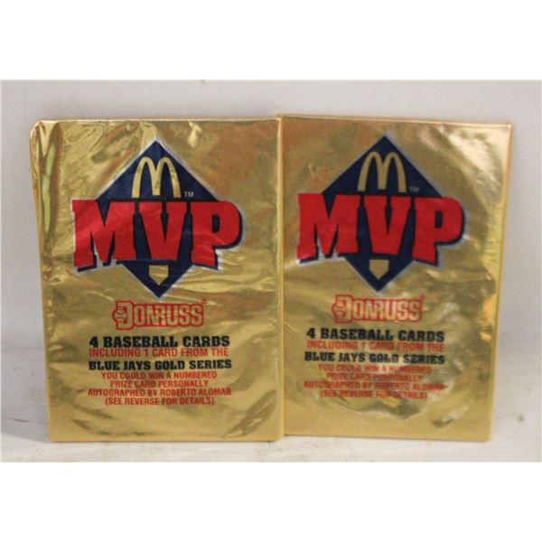 MVP 1992 MC'D BASEBALL CARD PACK UNOPENED
