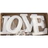Image 1 : NEW PINK LED LOVE MARQUEE LETTER LIGHT SIGN