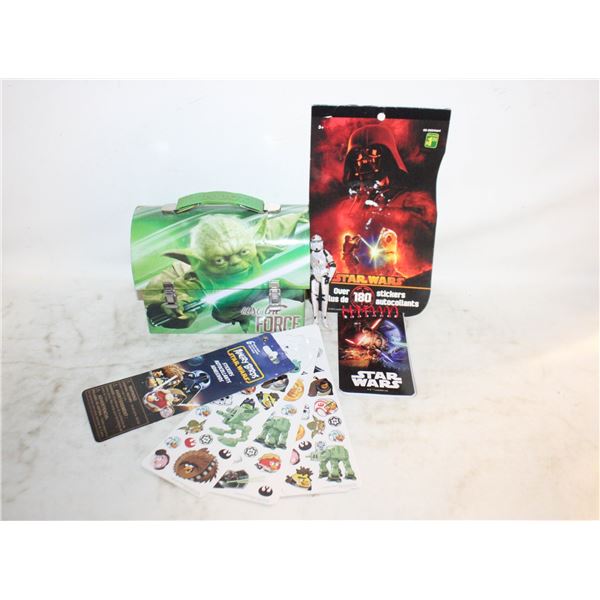 STAR WARS YODA LUNCH BOX WITH SETS OF