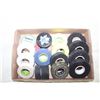 Image 1 : 16 HOCKEY STICK TAPE ROLLS & 1 HOCKEY PUCK