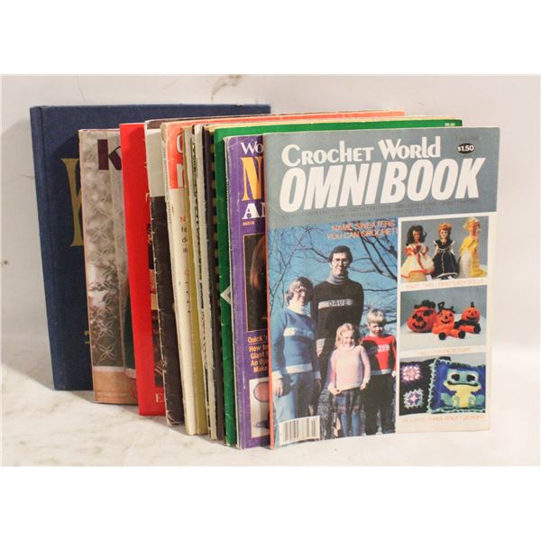 VINTAGE KNITTING & CROCHET BOOKS