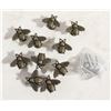 Image 1 : NEW 10PC BRASS BEE DOOR PULLS W/HARDWARE