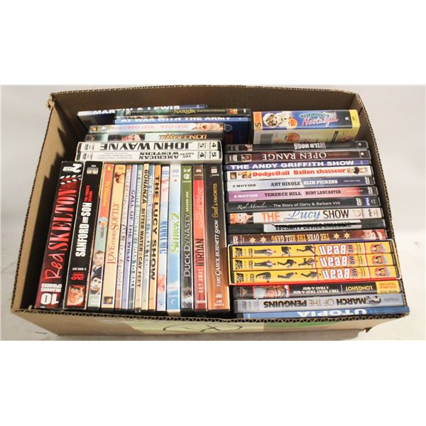 DVD'S BOX LOT ASSORTED