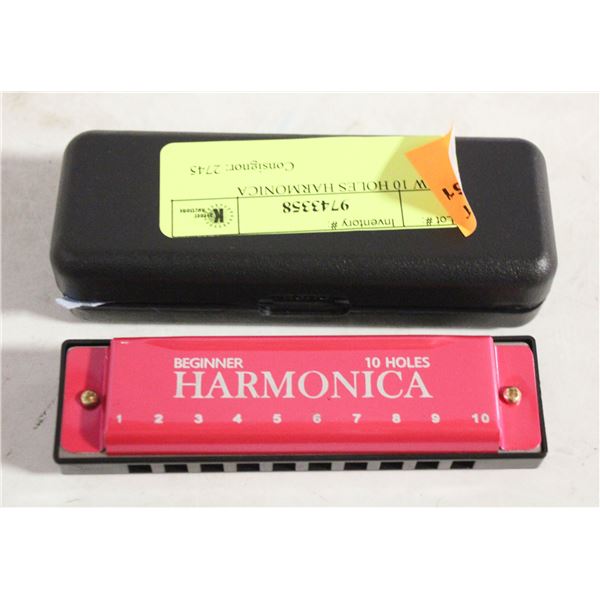 NEW 10 HOLES HARMONICA
