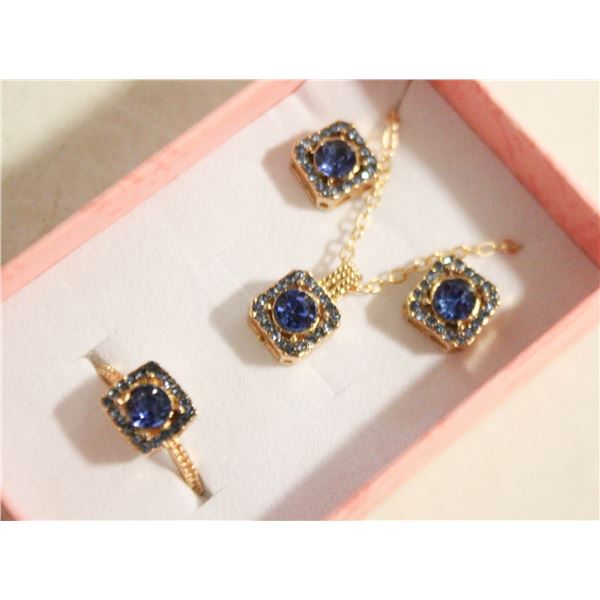NEW NECKLACE AND RING WITH EARRINGS
