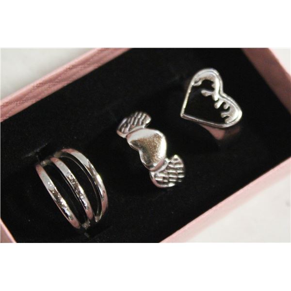 NEW 3PCS/SET RING SET SZ7